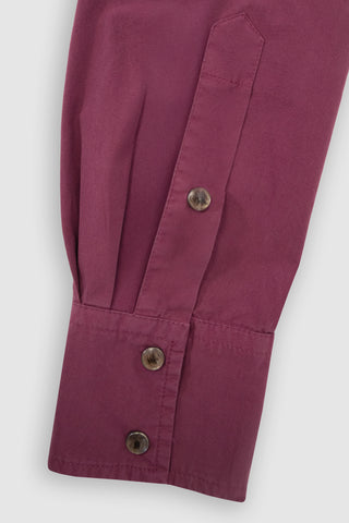 [Re-Thread] Clint Western Burgundy Shirt