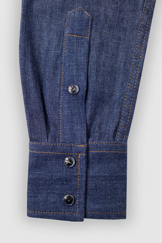 Clint Blue Medium Denim Shirt