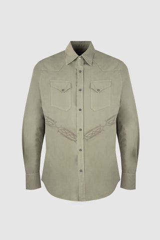 [Re-Thread] Clint Western Army Green Shirt