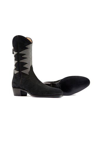 Cormac Black Suede Boots