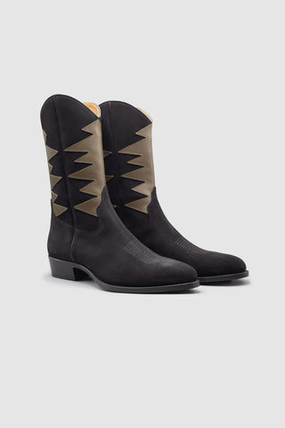Cormac Black Suede Boots