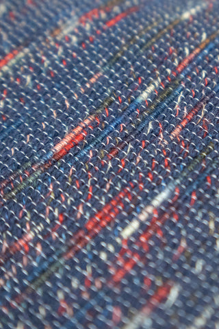 Dane Gilet Fiammato Blu/Rosso