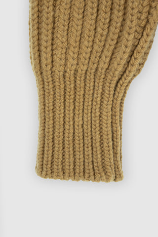Enzo Camel Roll Neck Jumper