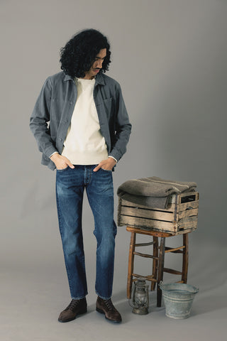 Fallen Charcoal Selvedge Denim Jacket
