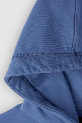 Frank Felpa Cappuccio Blu Iolite