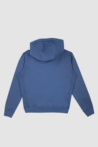 Frank Felpa Cappuccio Blu Iolite