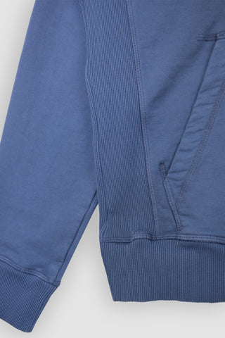 Frank Felpa Cappuccio Blu Iolite
