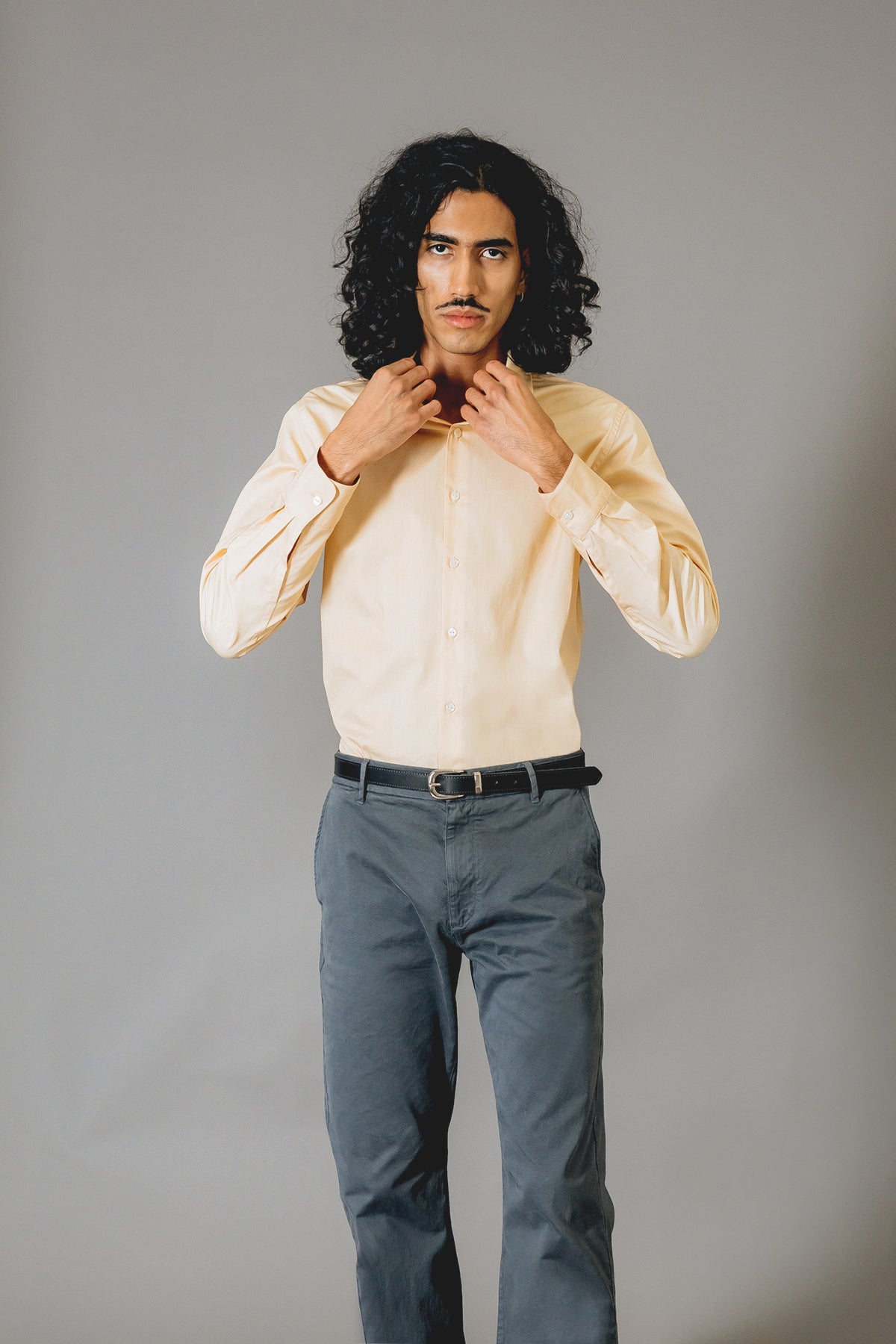 Fred Classic Light Yellow Shirt BARBANERA Fred Classic Light Yellow Shirt BARBANERA