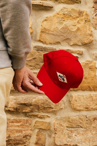 Aaron Red Baseball Cap