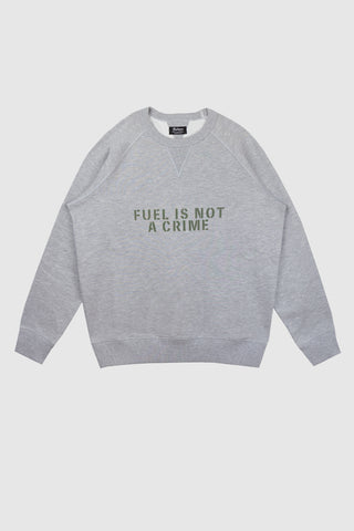 Caruso Light Grey Melange Crew Neck Sweatshirt