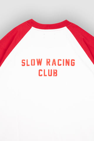 Larry Raglan T-shirt Raglan Off-White/Blue