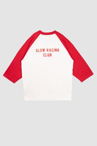Larry Raglan T-shirt Raglan Off-White/Blue