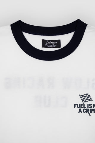 Ronny Ringer T-shirt Blue/White