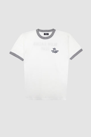 Ronny Ringer T-shirt Grey/White
