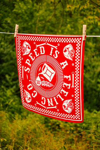 Speed Red Bandana