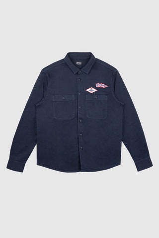 Wolf Navy Blue Workwear Overshirt