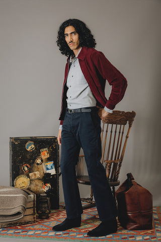 Linus Heritage Burgundy Corduroy Jacket