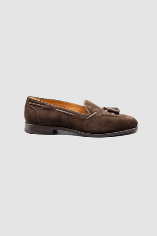 Hemingway Brown Suede Tassel Loafers