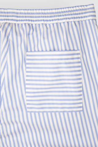 Jodie Light Blue Stripes Pajamas Set