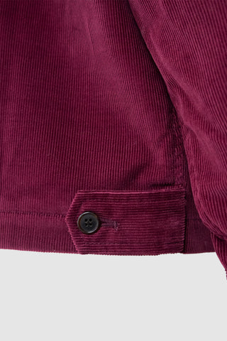 Close-up of Barbanera Linus Heritage jacket's horn buttons