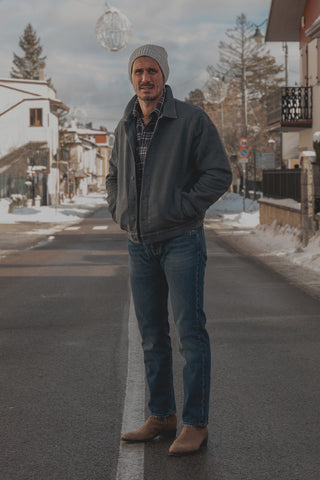 Mick Charcoal Work Jacket