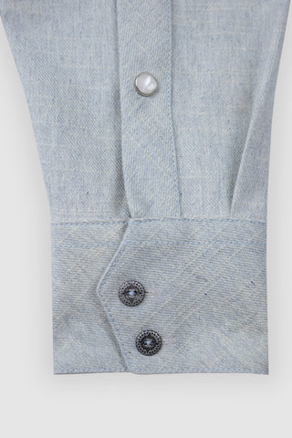 Mustang Denim Fiammato Western Shirt