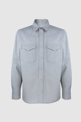 Mustang Denim Fiammato Western Shirt