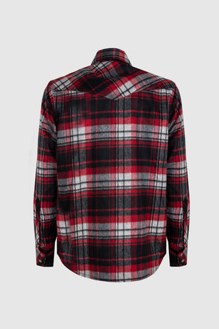 Mustang Red/Black Check Shirt