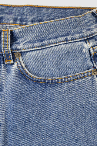 Pablo Denim Relaxed Bootcut Blu Medio