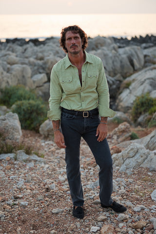 Pablo Denim Relaxed Bootcut Nero Vintage