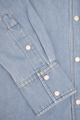 Pascal Camicia Denim Baby Blue