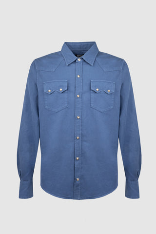 Pascal Camicia Western Blu Iolite