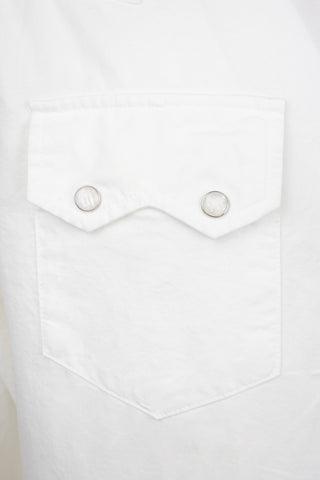 Pascal Camicia Western Bianca