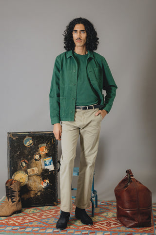 Phil Bottle Green Pocket Tee