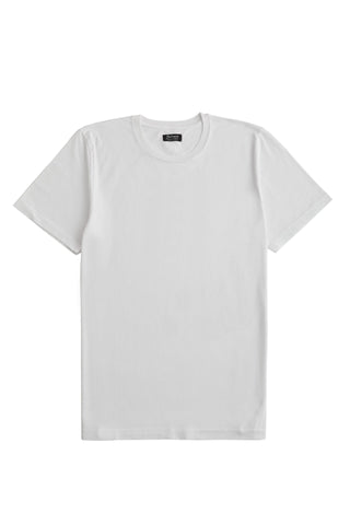 Plain White Raw Cotton T-Shirt