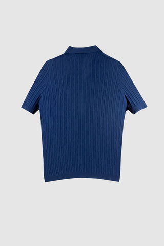 PPP Deep Blue Knit Polo