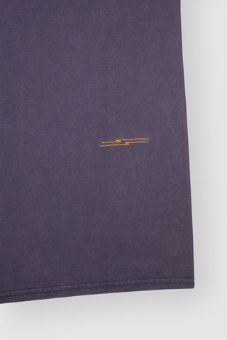 Sly Purple Blue Vintage Americana Embroidered Tee