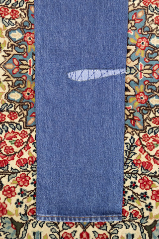 [Re-Thread] Bandito Chambray Patch Cloud Blue Wash Jeans