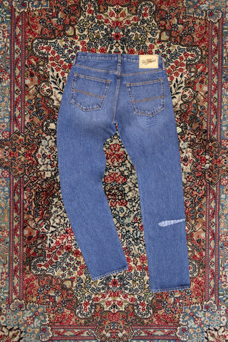 [Re-Thread] Bandito Chambray Patch Cloud Blue Wash Jeans