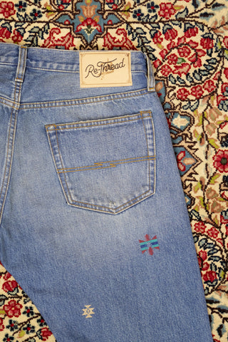 [Re-Thread] Bandito Ethnic Old Blue Wash Jeans
