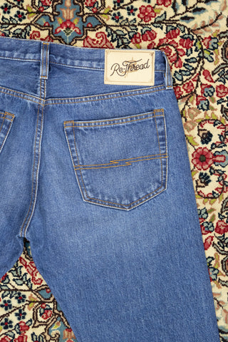 [Re-Thread] Bandito Fading Stars Embroidery Cloud Blue Jeans