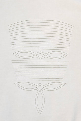 [Re-Thread] Floyd Embroidered Light-Grey Hoodie