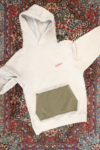 [Re-Thread] Floyd Embroidered Light-Grey Hoodie