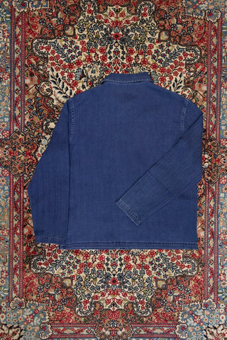 [Re-Thread] Jericho Embroidered Rinsed Blue Overshirt