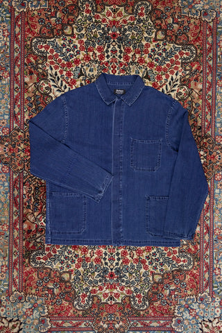[Re-Thread] Jericho Embroidered Rinsed Blue Overshirt