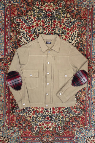 [Re-Thread] Neil Check Patch Sand Jacket