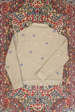 [Re-Thread] Neil Ethnic Embroidery Sand Jacket