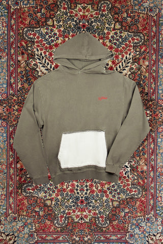 [Re-Thread] Floyd Embroidered Army-Green Hoodie