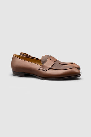 Schifano Brown Calf Loafers