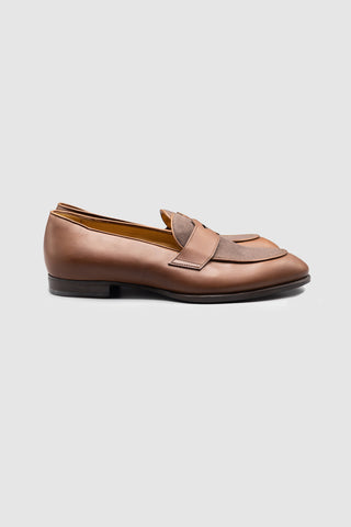 Schifano Brown Calf Loafers